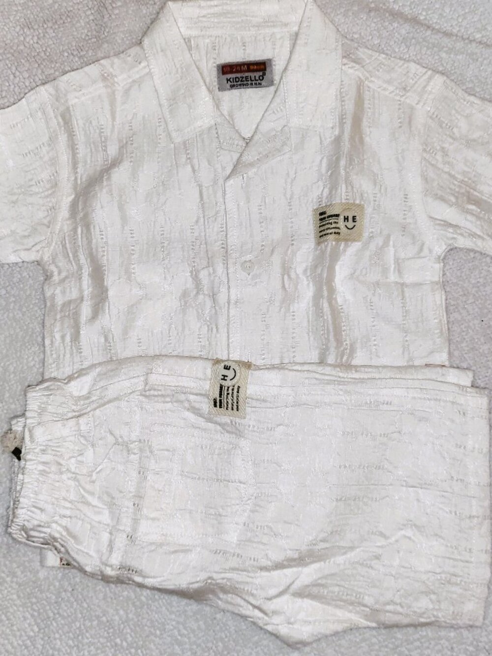 NWT ** Kids Summer All-White Set